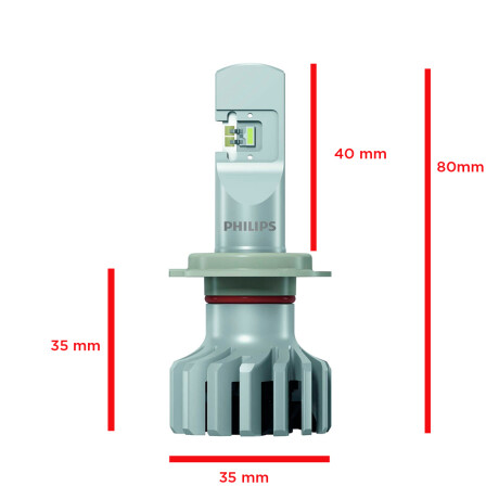 LAMPARA - LED H7 12-24V ULTINON PRO 5000 PACK X2 PHILIPS LAMPARA - LED H7 12-24V ULTINON PRO 5000 PACK X2 PHILIPS