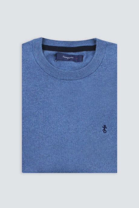 Buzo Base Algodón Celeste Jean