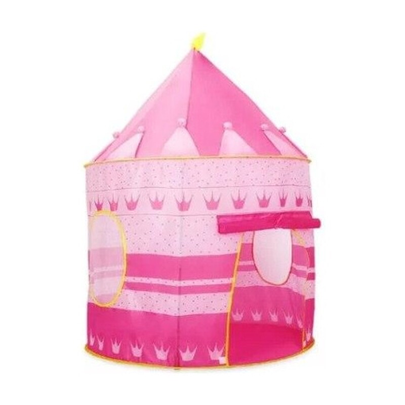 Carpa castillo para niños y niñas Rosa