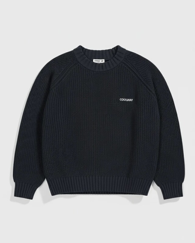 Coolway Buzo Tejido Black Knit Sweater Coolway Buzo Tejido Black Knit Sweater