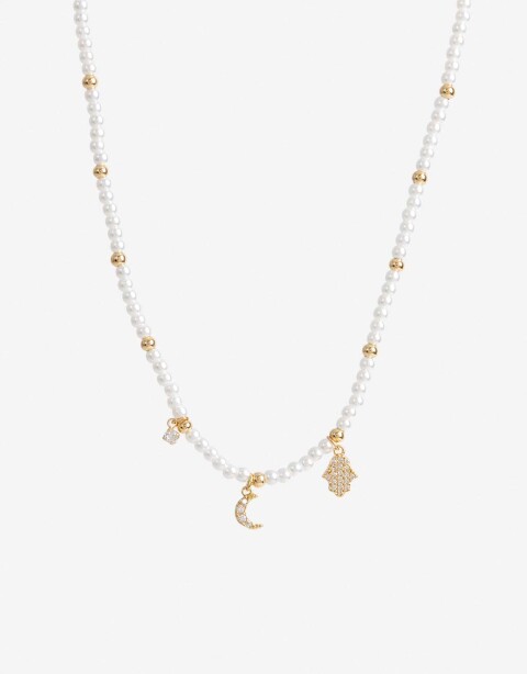 Collares Cortos Cubic zirconia Collar Corto Cubic Zirconia - Dorado