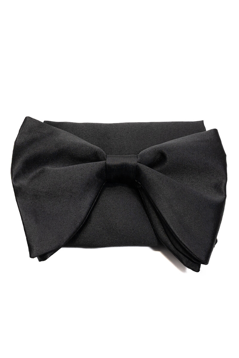 MOÑA CON PAÑUELO SATIN BLACK