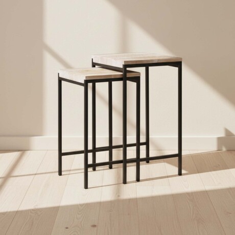 MESA RATONA CENTRAL MADERA NATURAL-BEIGE DRIFT NATURAL