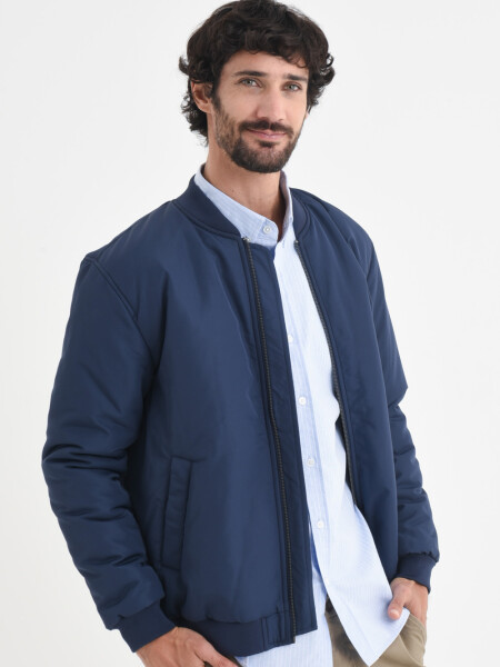 Campera bomber Azul marino