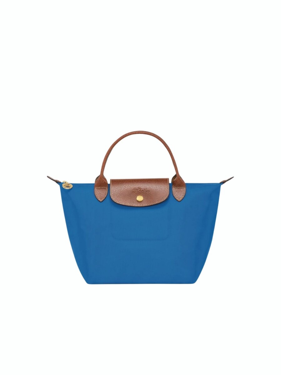 Longchamp -Cartera Longchamp plegable de nylon con cierre y asa corta, Le pliage S 