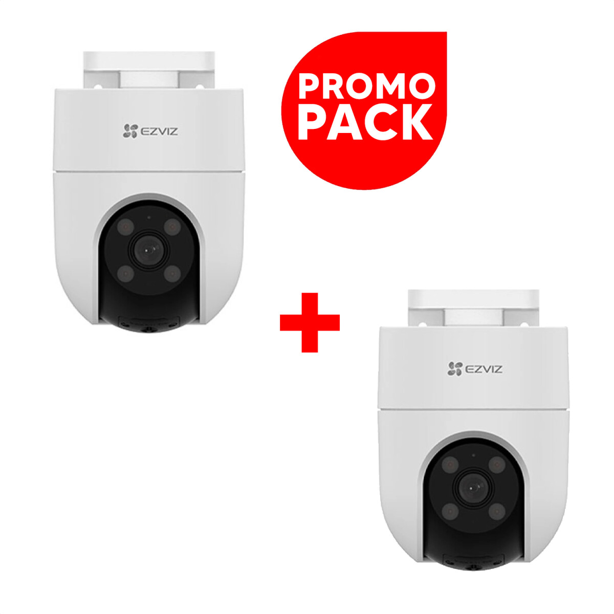 Pack 2 Cámaras Ezviz H8c Pro 2k 3mp 360º - PK 2 CAMARAS EZVIZ H8C PRO 2K 3MP 