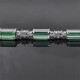 H.Stern Brazalete En Oro 18K Blanco Con Turmalinas Verdes Y Brillantes. H.Stern Brazalete En Oro 18K Blanco Con Turmalinas Verdes Y Brillantes.