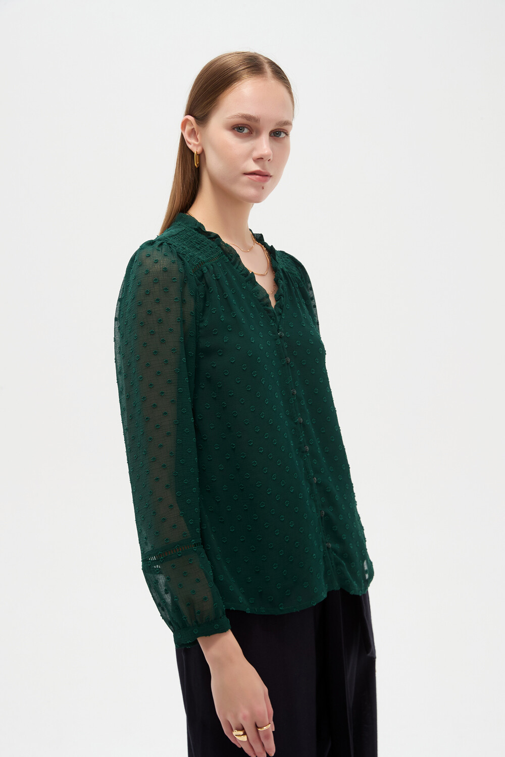 Blusa Tulvi Petroleo Oscuro