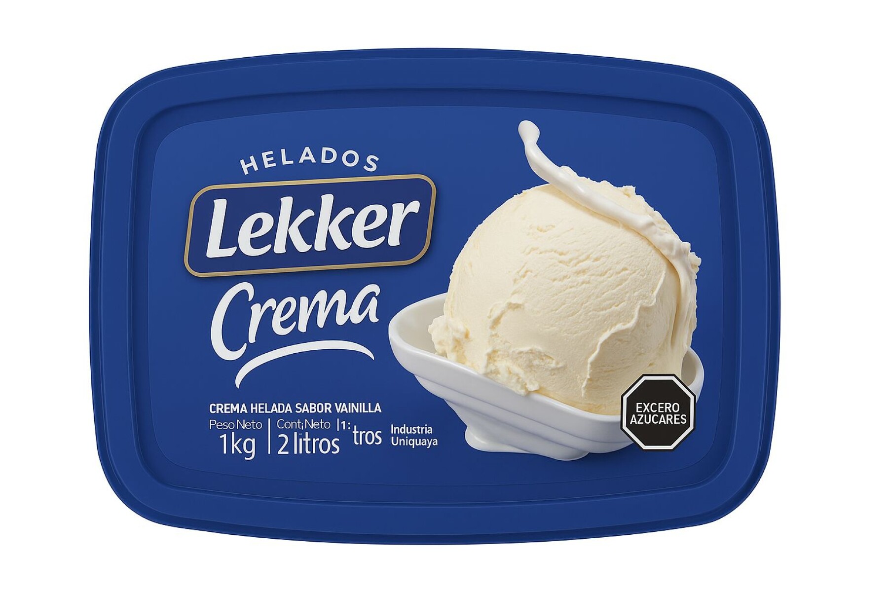 Helado de Crema Lekker 2Lt 