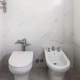 Juego De Inodoro Corto, Tapa Y Bidet, Linea Veneto, Ferrum BLANCO