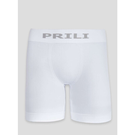 Boxer large prili de microfibra Blanco