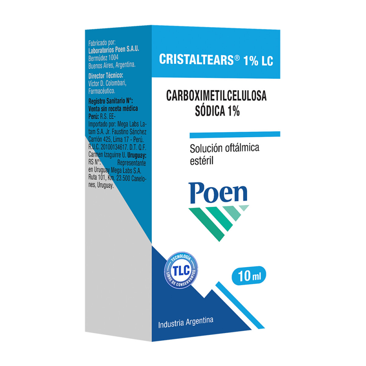 Cristaltears Lc 1% 10 Ml. 