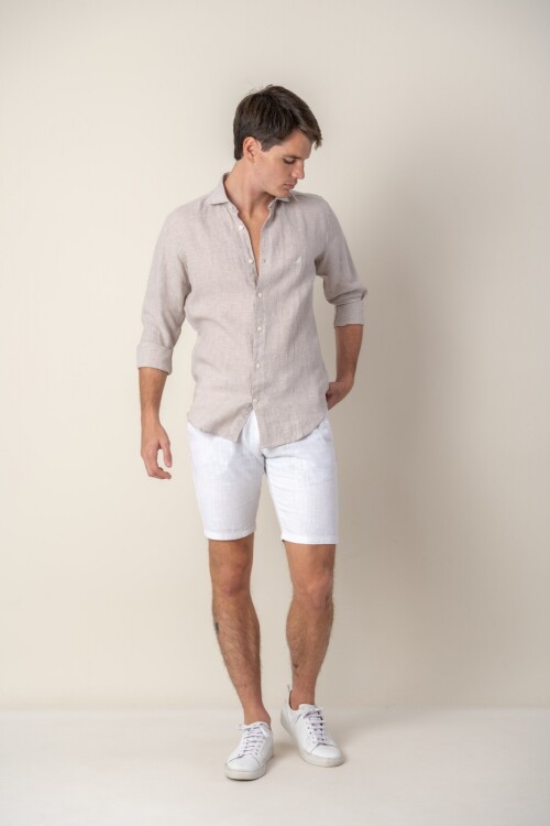 Camisa Lino Slim Fit York