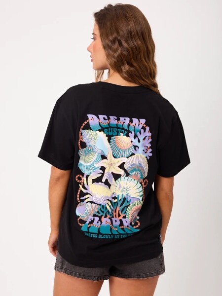 T-SHIRT RUSTY MARLENA NEGRO
