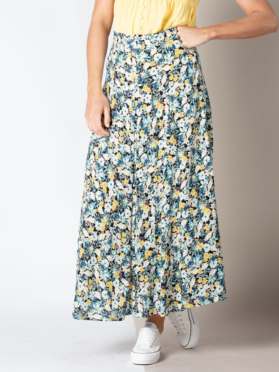 FALDA LARGA BURBY REV - Flores 