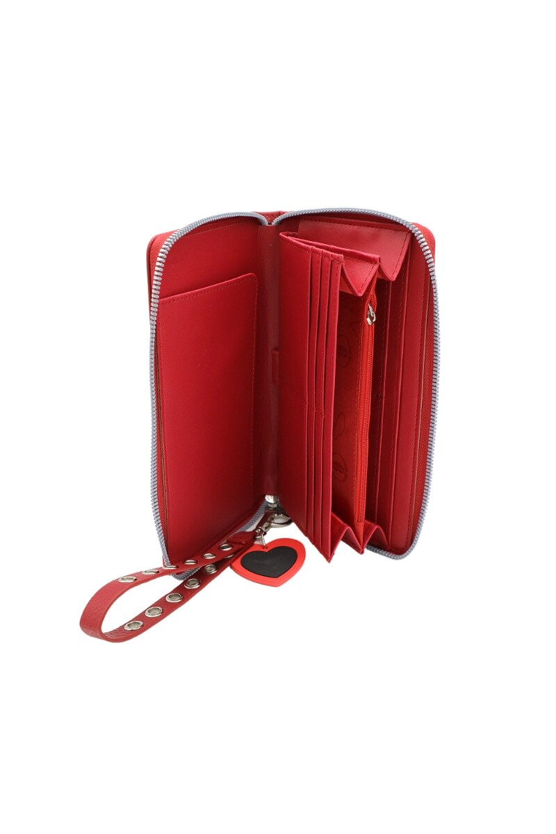 Billetera Las Oreiro Rojo