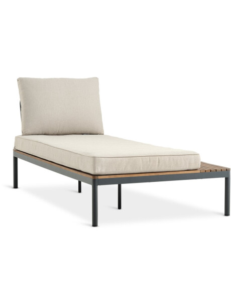 Módulo lounge HOU chaise longue madera dura Módulo lounge HOU chaise longue madera dura