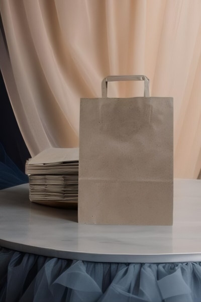 Pack x 20 - bolsa lisa 22x10x30 cm. - MADERA 