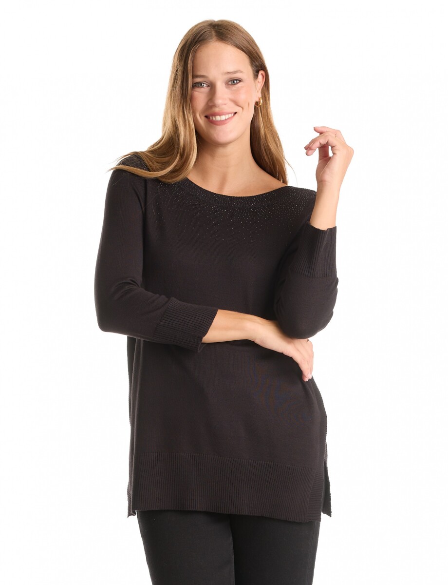 Buzo Brillos - Negro 