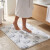 Alfombra Baño con Memoria Home Class 40x60 8028 HOJAS GRIS