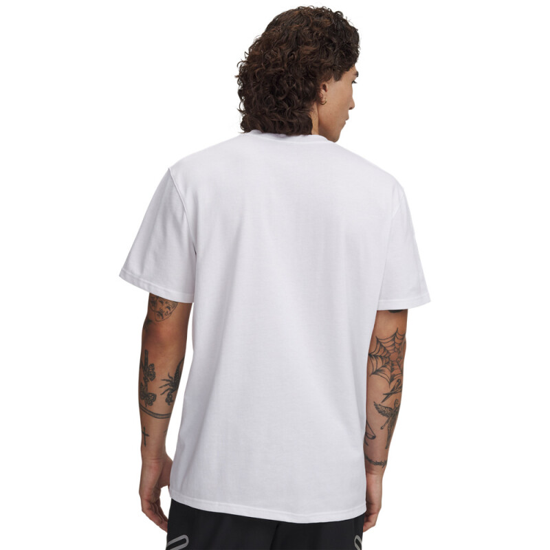 UA M LOGO EMB HEAVYWEIGHT SS-BLU WHT-100