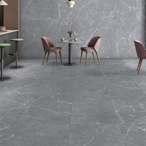 Porcelanato Tipo Rustico 60X120 Gris Con Vetas Blancas GAMAS DE GRIS