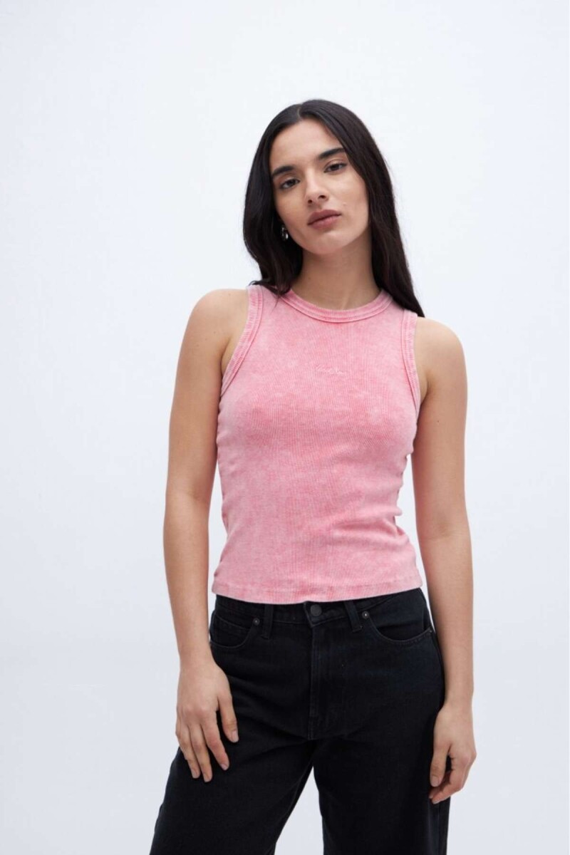 Musculosa Pia - Coral 