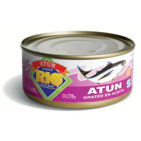 GRATED DE ATUN EN ACEITE RIO DE LA PLATA 170 GR GRATED DE ATUN EN ACEITE RIO DE LA PLATA 170 GR
