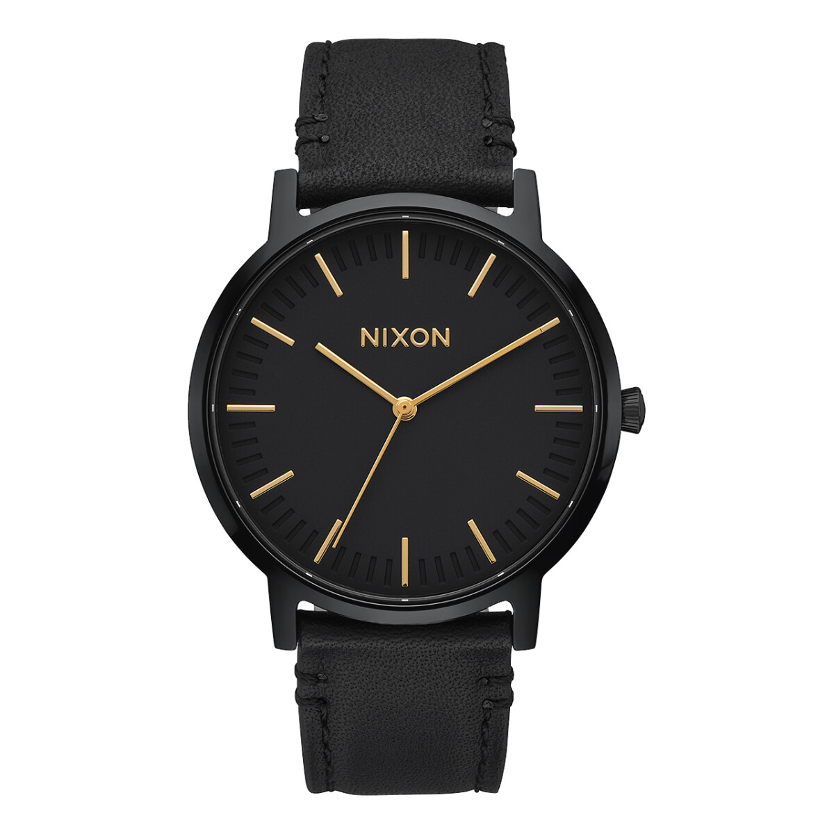 Reloj Nixon Fashion Cuero Negro 