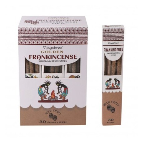 VARITAS VIJAYSHREE CAJA DE MASALA X12 - GOLDEN SMUDGING Incienso