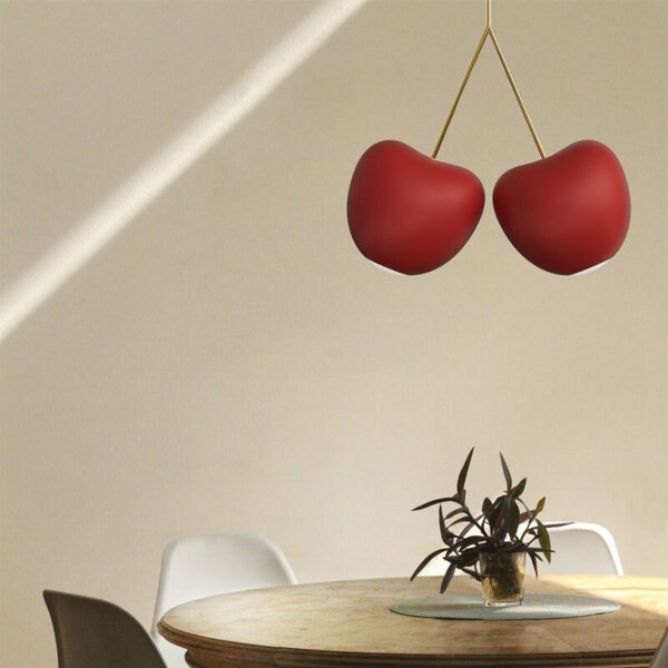 LUMINARIA DE TECHO CHERRIES ROJO - UNICO
