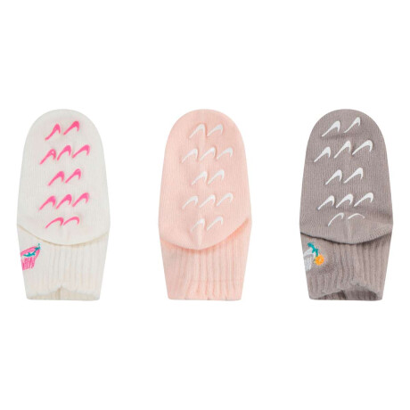 Medias Nhg 3Pk Flowral de Niña Blanco