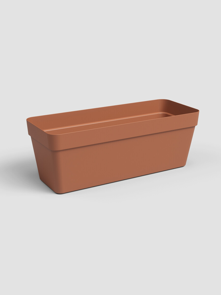 JARDINERA CAPRI CON PLATO TERRACOTA
