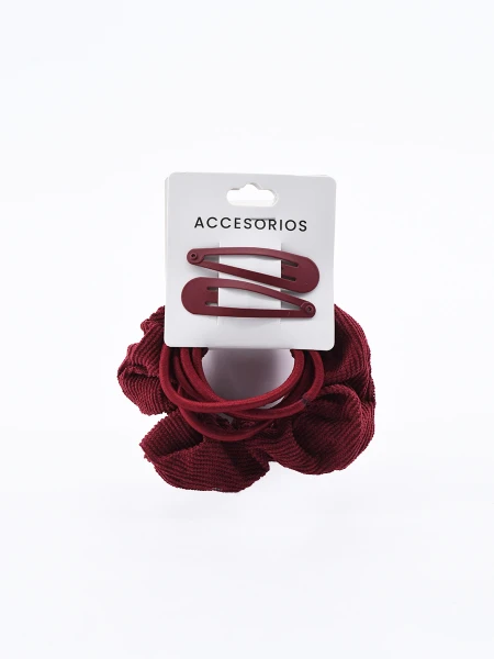 COLEROS Y SAPITOS PACK X 8 BORDEAUX