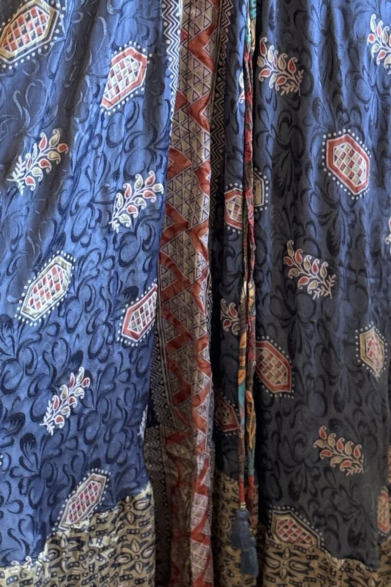 Vestido de seda Vida Tonos lilas