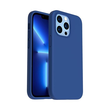 Protector funda de silicona para iphone 13 pro Azul klein