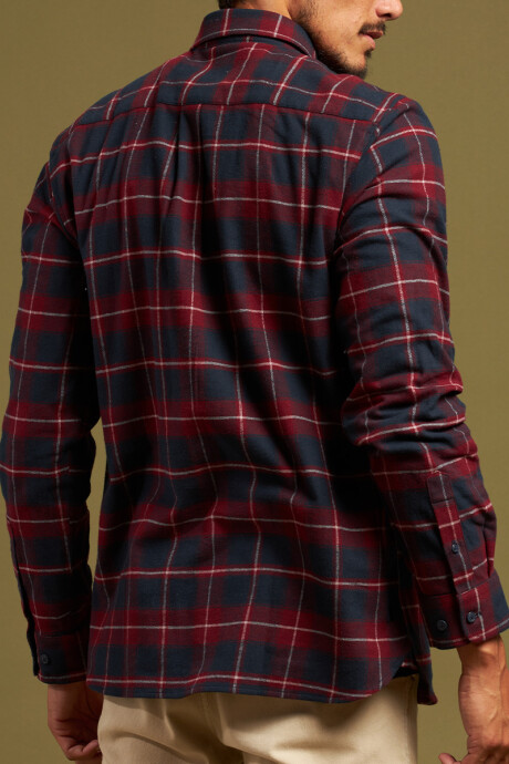 CAMISA JENA POLANCO Navy / Bordo