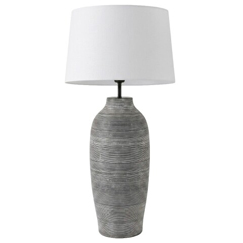 LAMPARA GRIS/COMB P/MESA 45X97CM Unica