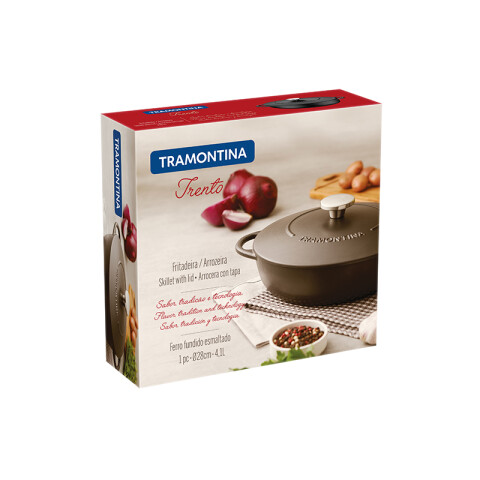 Olla arrocera con tapa Ø 28cm. - 4.1 lt. "TRENTO" TR6090