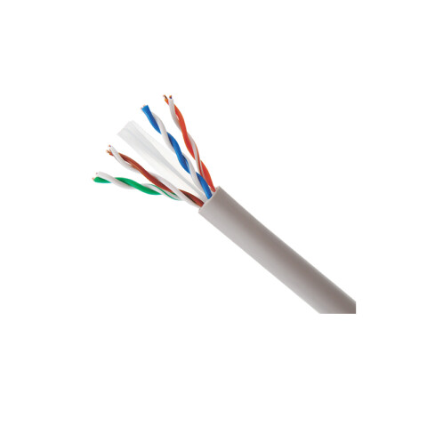 Cable de datos UTP LSZH Categoría 6 4 pares gris PS9016
