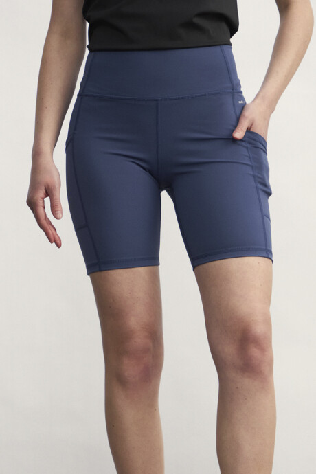 Calza corta Fitness Azul marino