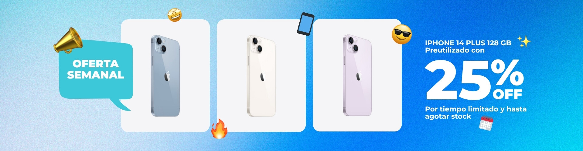 Iphone 14 Plus 25% OFF - HomeSlider