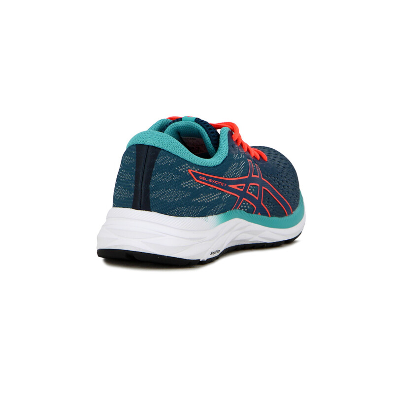 Asics Gel-excite 7 - Azul Magnetico/rojo Amanecer Azul-rojo