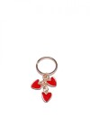 Llavero Corazones Rojo