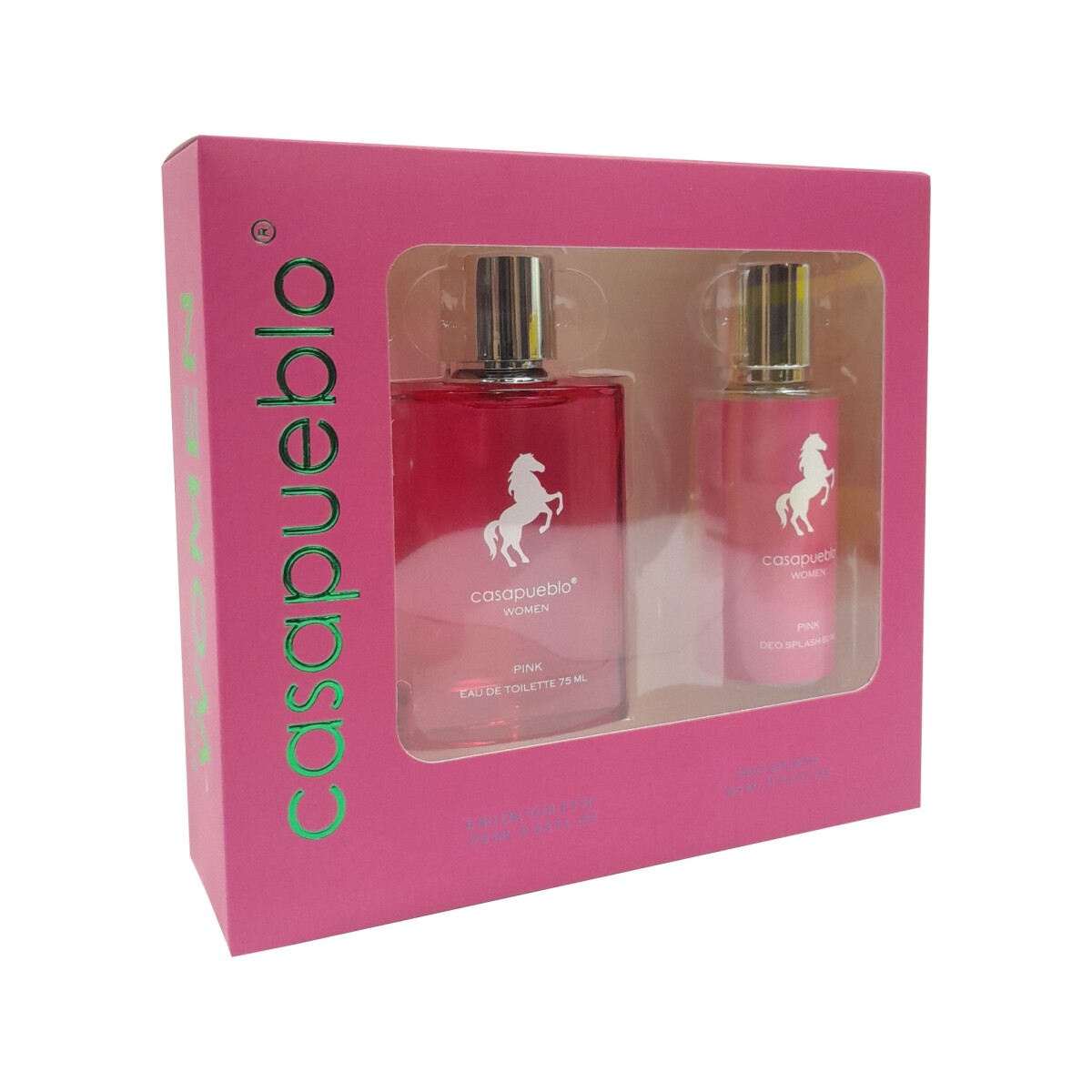 PACK CASA PUEBLO WILD WOMEN PINK EDT 75ml + DESODORANTE 80ml 