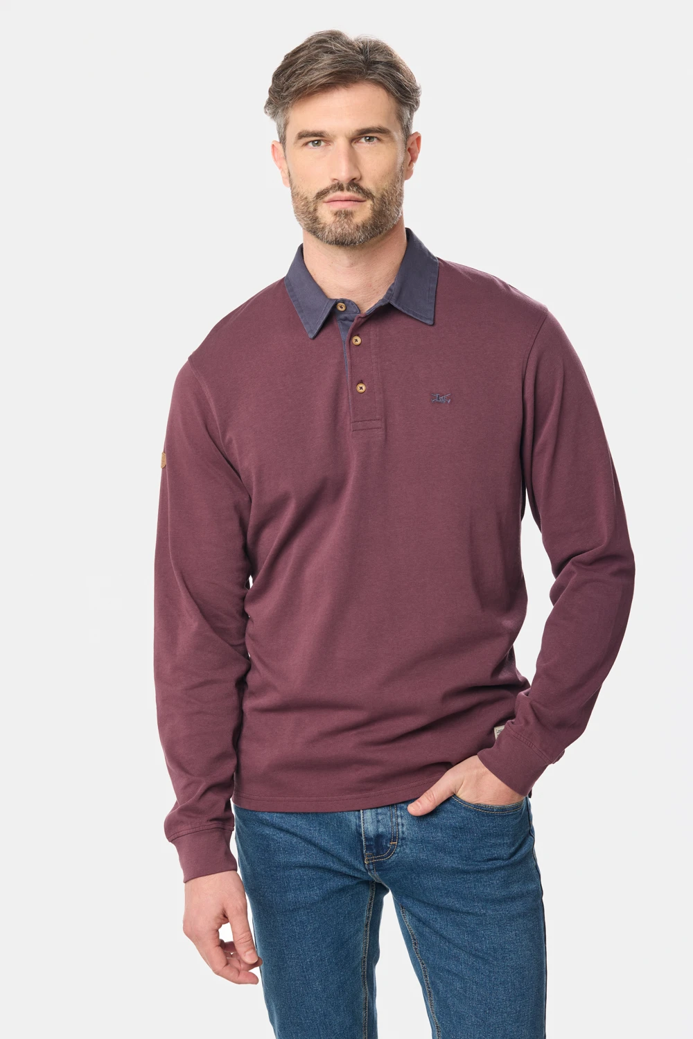 POLO JERSEY LISA Bordo