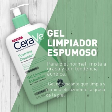 Cerave Gel Limpiador Espumoso 473ml Cerave Gel Limpiador Espumoso 473ml