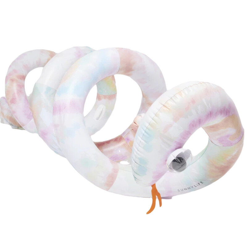 Inflable flotador pancho gigante Sunnylife Snake Tie Dye Multi Inflable flotador pancho gigante Sunnylife Snake Tie Dye Multi