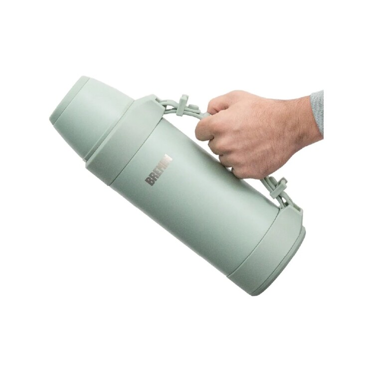 Termo Bremen 1.2 L Acero Inoxidable con Pico Cebador y Manija Ergonómica Verde Termo Bremen 1.2 L Acero Inoxidable con Pico Cebador y Manija Ergonómica Verde