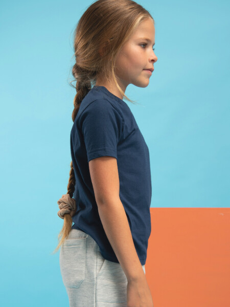 Camiseta escolar Azul